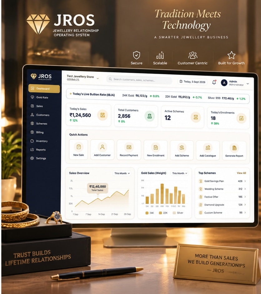 Jewellery Relationship Operating System — real product interface
