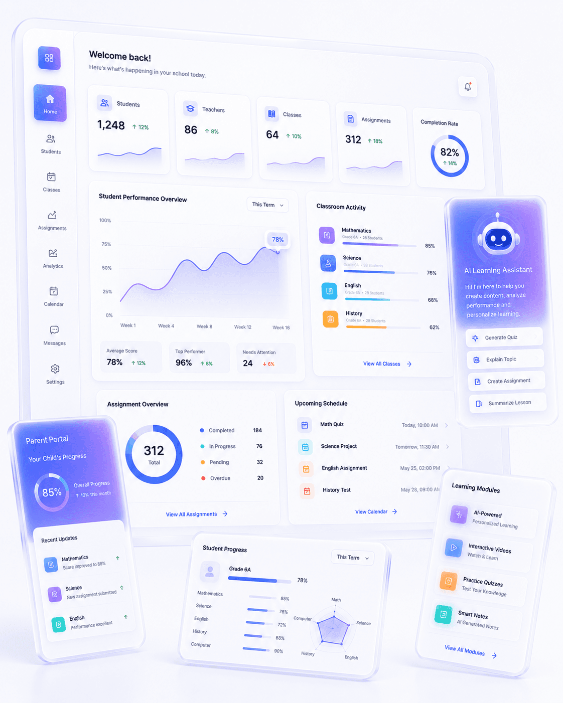 AI LMS product preview